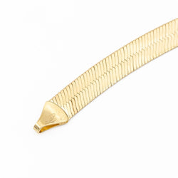 Bracelet Maille serpent en or jaune - Castafiore