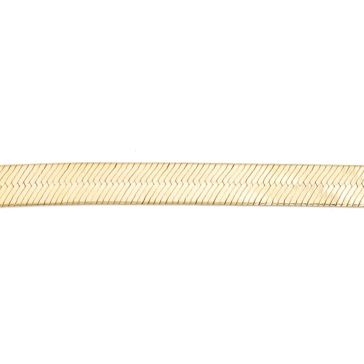 Bracelet Maille serpent en or jaune - Castafiore
