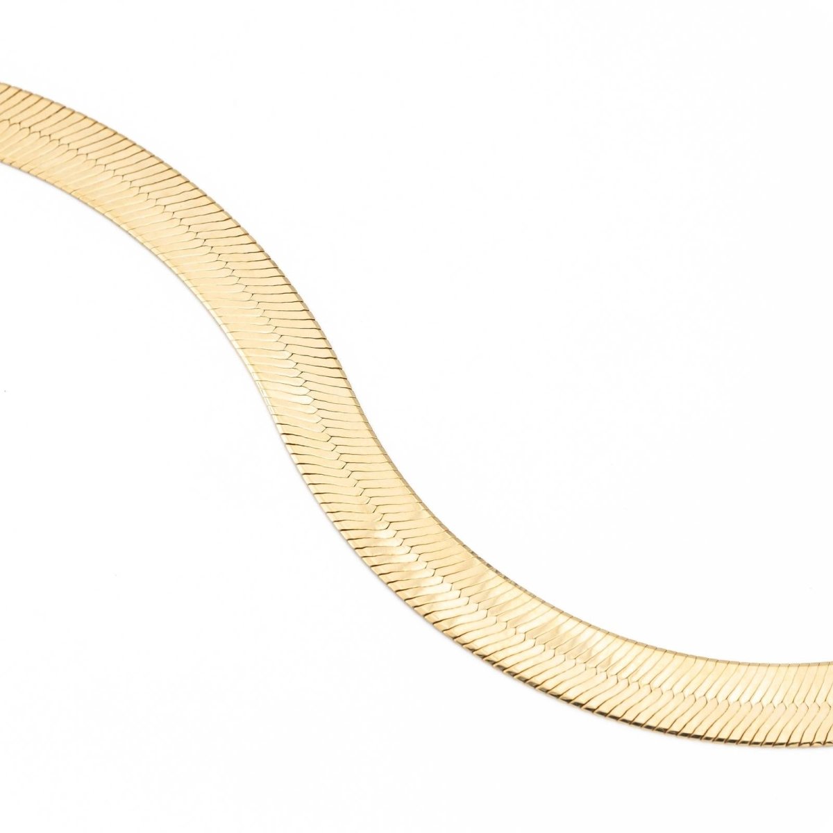 Bracelet Maille serpent en or jaune - Castafiore