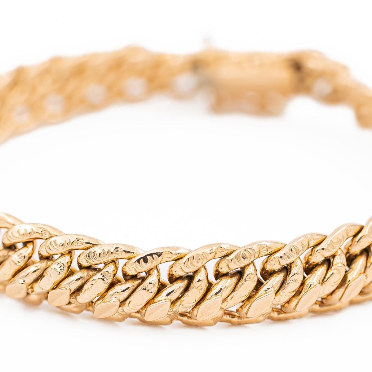 Bracelet Maille sorcière en or rose - Castafiore