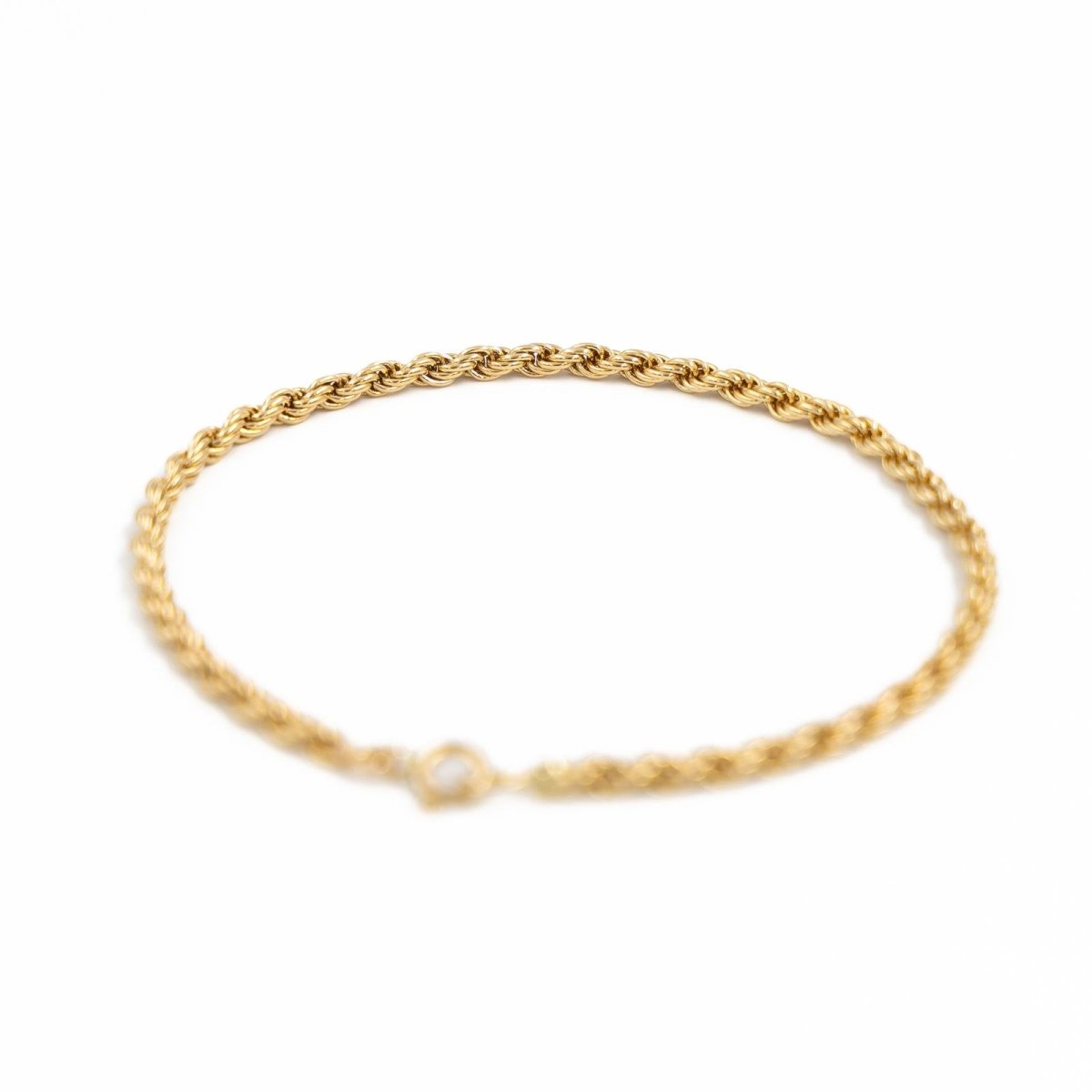 Bracelet Maille torsadée en or jaune - Castafiore