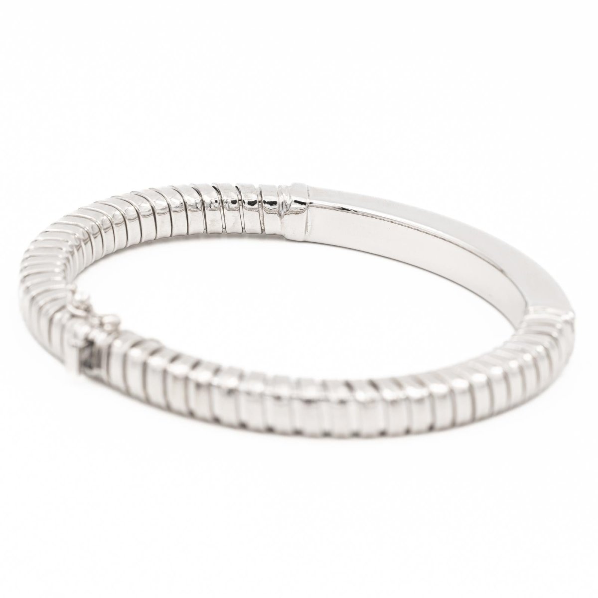 Bracelet Maille tubogas Or blanc - Castafiore