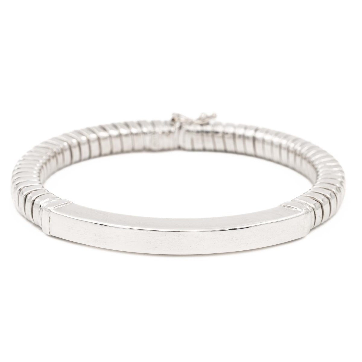 Bracelet Maille tubogas Or blanc - Castafiore