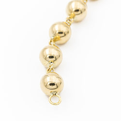 Bracelet Mailles boules en or jaune - Castafiore