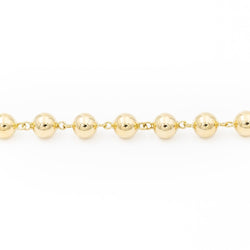 Bracelet Mailles boules en or jaune - Castafiore