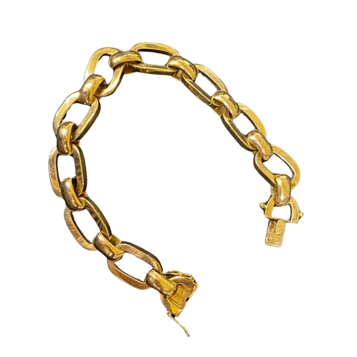 Bracelet mailles souples en or jaune - Castafiore