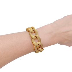 Bracelet maillon en or jaune - Castafiore