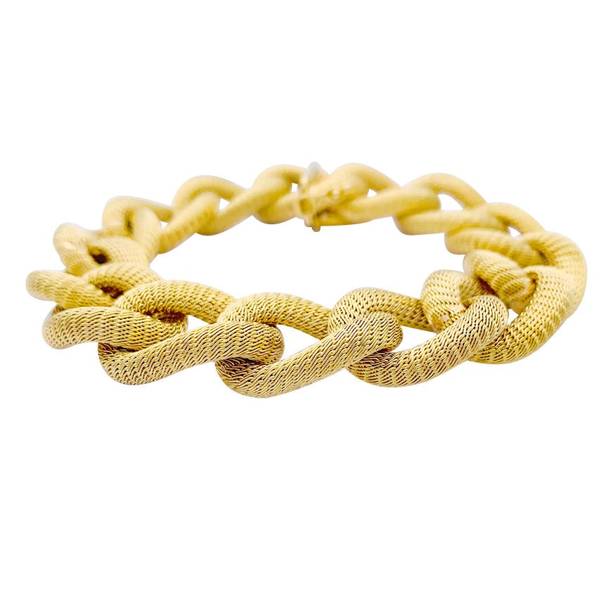 Bracelet maillon en or jaune - Castafiore