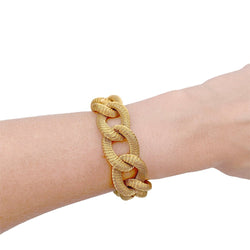 Bracelet maillon en or jaune - Castafiore