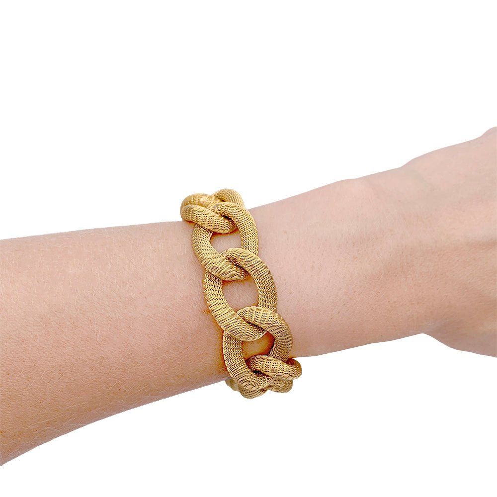 Bracelet maillon en or jaune - Castafiore