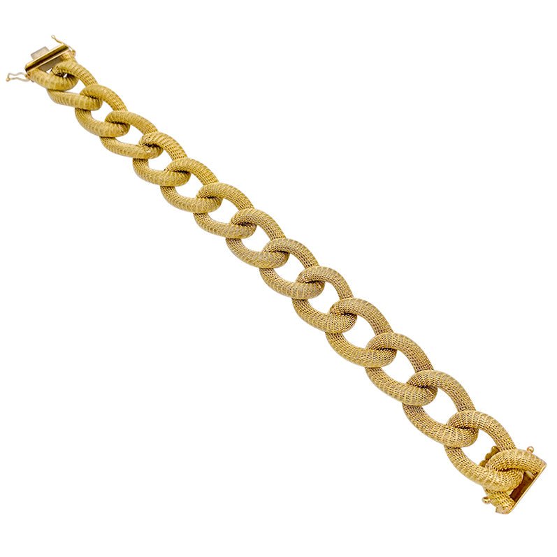 Bracelet maillon en or jaune - Castafiore