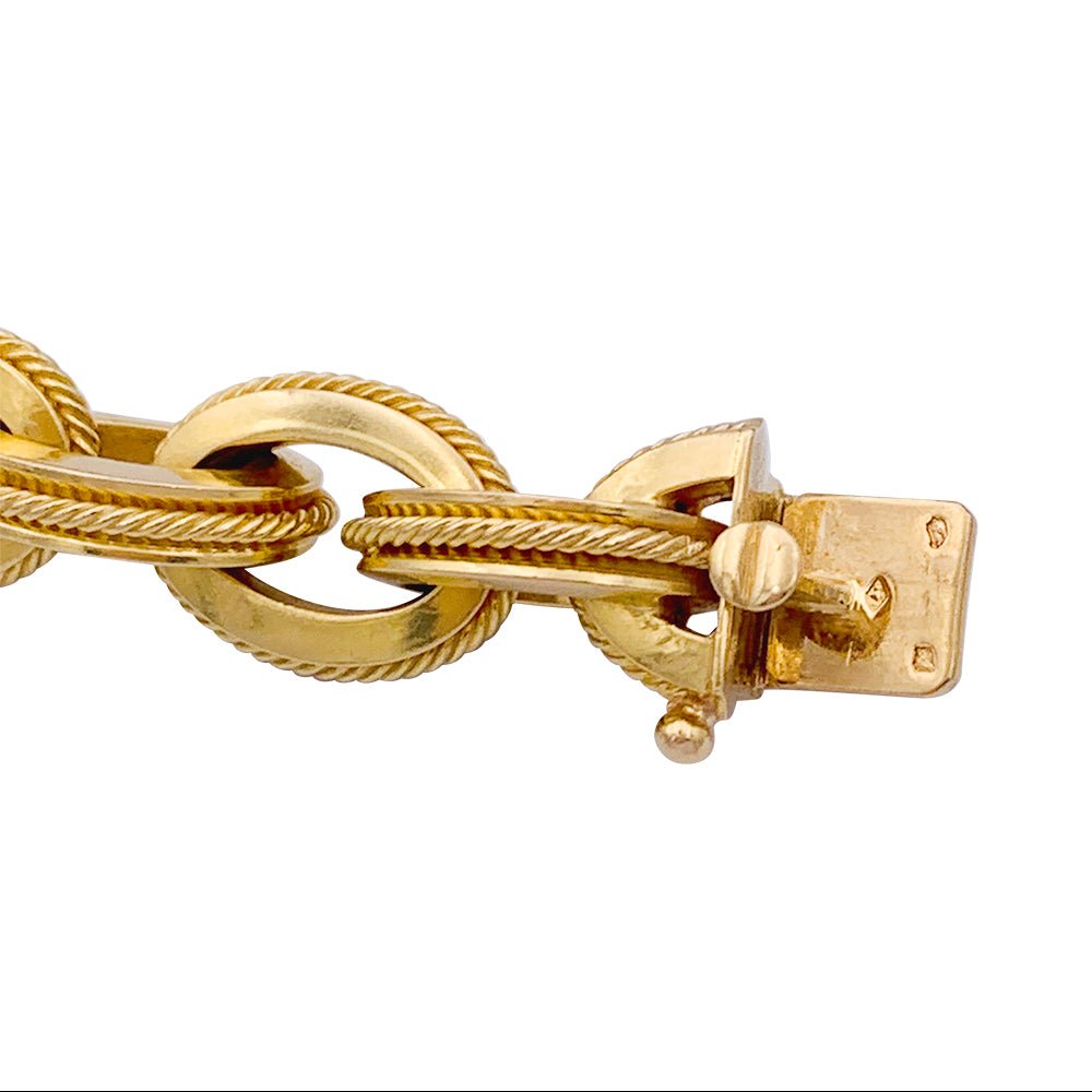 Bracelet maillons en or jaune - Castafiore