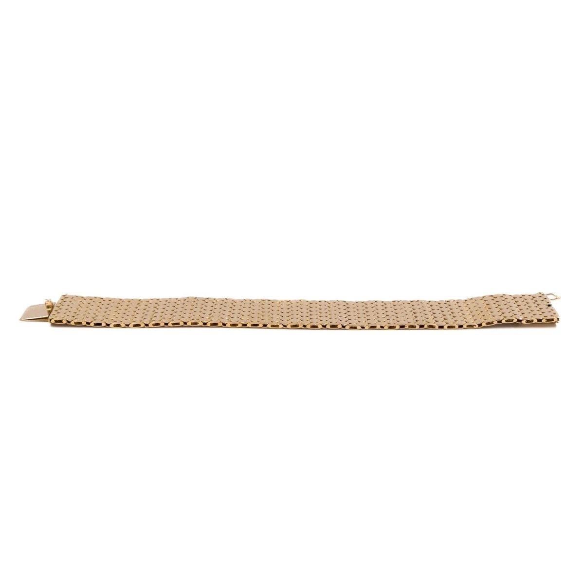 Bracelet Manchette écailles en or rose - Castafiore