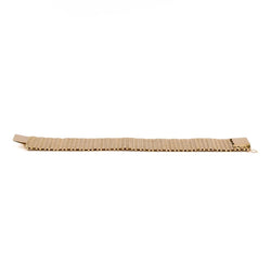 Bracelet Manchette écailles en or rose - Castafiore