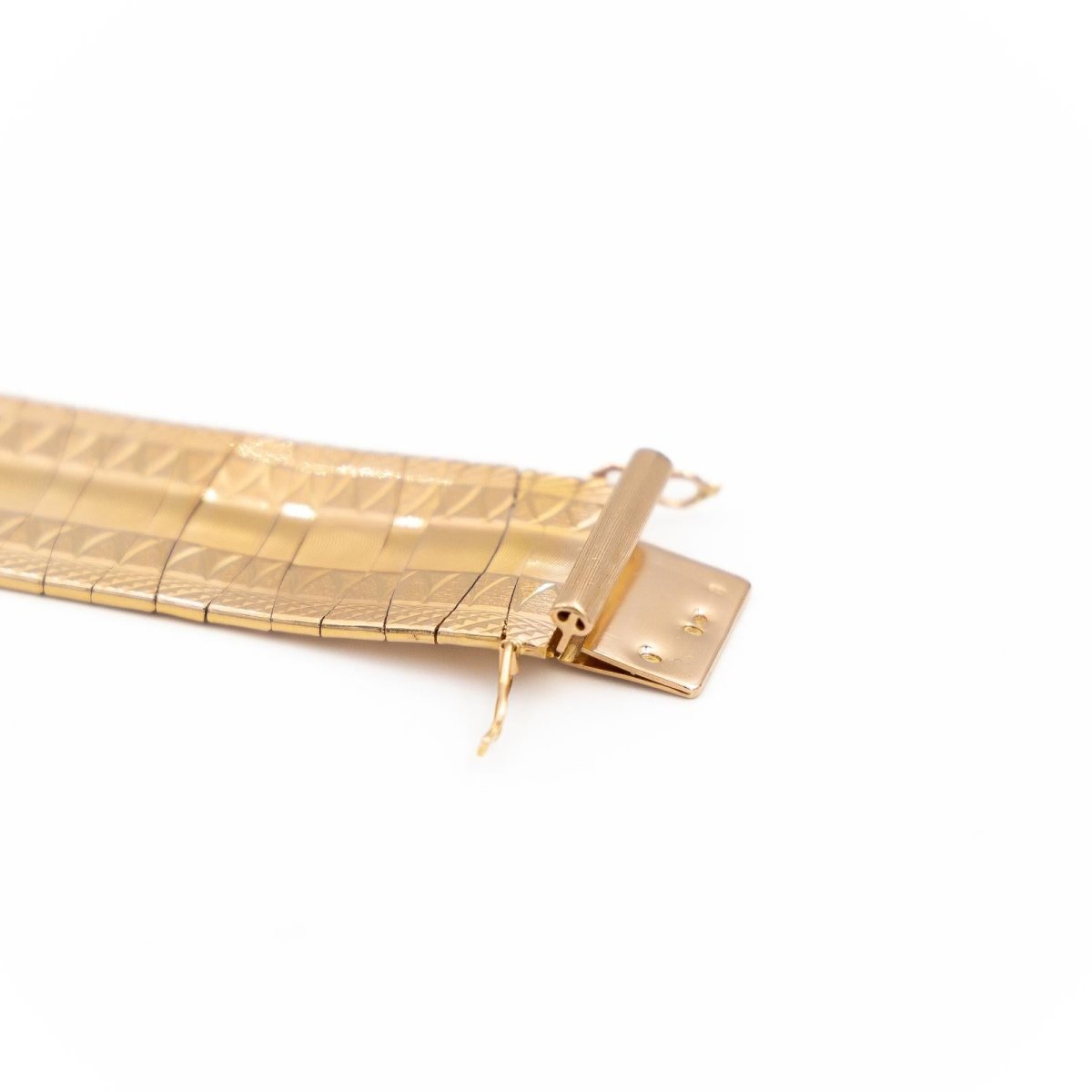 Bracelet Manchette en or jaune - Castafiore