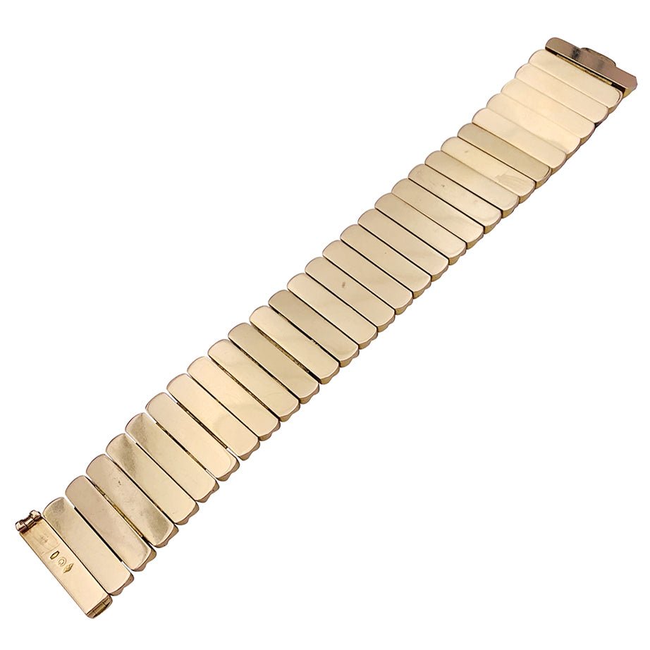 Bracelet Manchette en or jaune - Castafiore