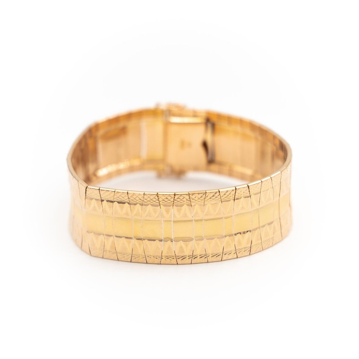 Bracelet Manchette en or jaune - Castafiore