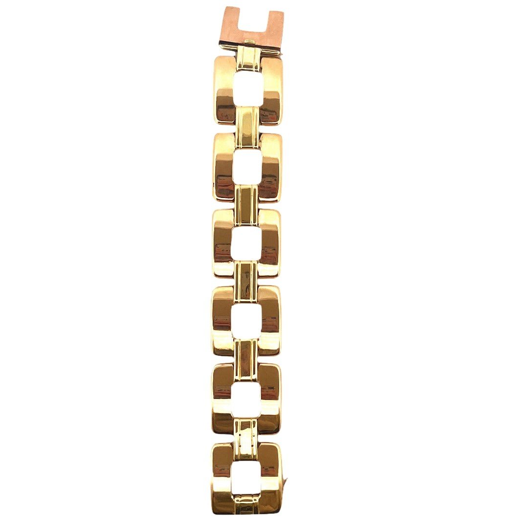 Bracelet Manchette en or jaune - Castafiore