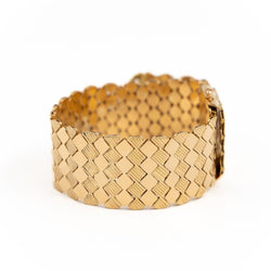 Bracelet Manchette en or jaune - Castafiore