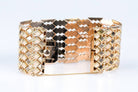 Bracelet manchette en or rose 18 carats - Castafiore