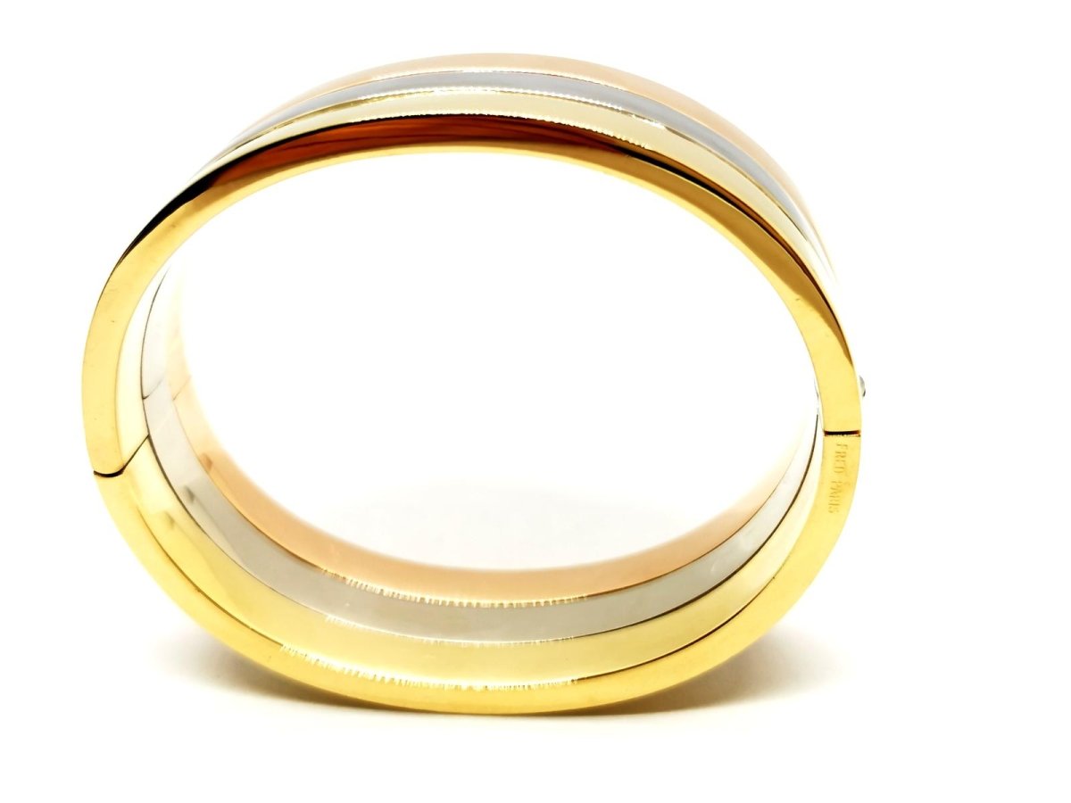 Bracelet Manchette FRED en 3 ors - Castafiore