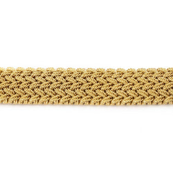 Bracelet Manchette GEORGES LENFANT en or jaune - Castafiore