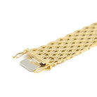 Bracelet Manchette maille en or jaune - Castafiore