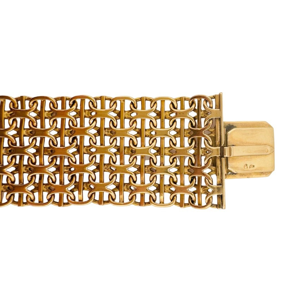 Bracelet Manchette MELLERIO en or jaune - Castafiore