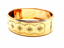 Bracelet Manchette Or rose Perle - Castafiore