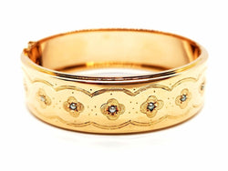 Bracelet Manchette Or rose Perle - Castafiore