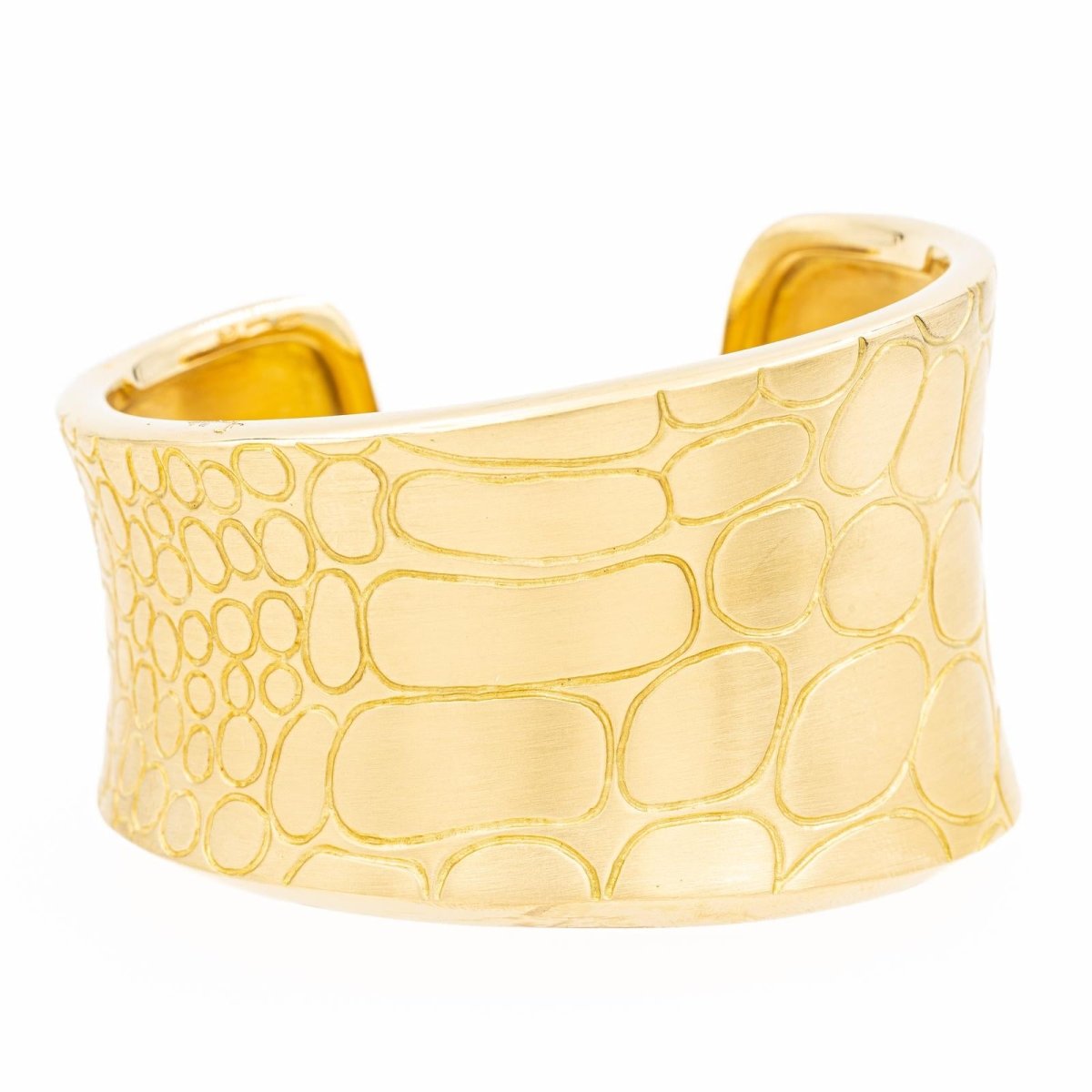 Bracelet Manchette POMELLATO "Cocco" en or jaune - Castafiore