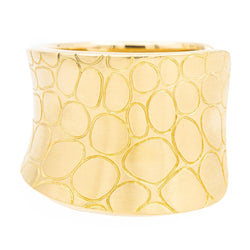 Bracelet Manchette POMELLATO "Cocco" en or jaune - Castafiore