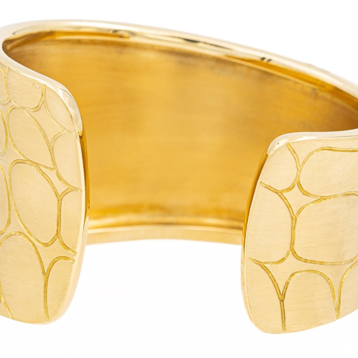 Bracelet Manchette POMELLATO "Cocco" en or jaune - Castafiore