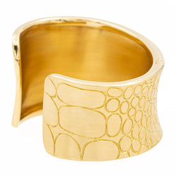 Bracelet Manchette POMELLATO "Cocco" en or jaune - Castafiore