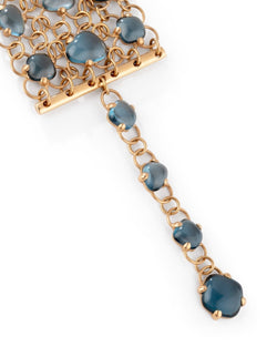 Bracelet Manchette Sabbia POMELLATO en or jaune et pierres fines - Castafiore