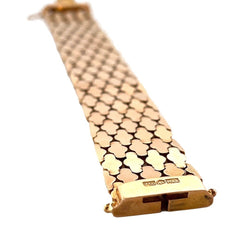 Bracelet Manchette Souple en or jaune - Castafiore