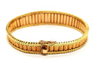 Bracelet Manchette souple en or jaune - Castafiore