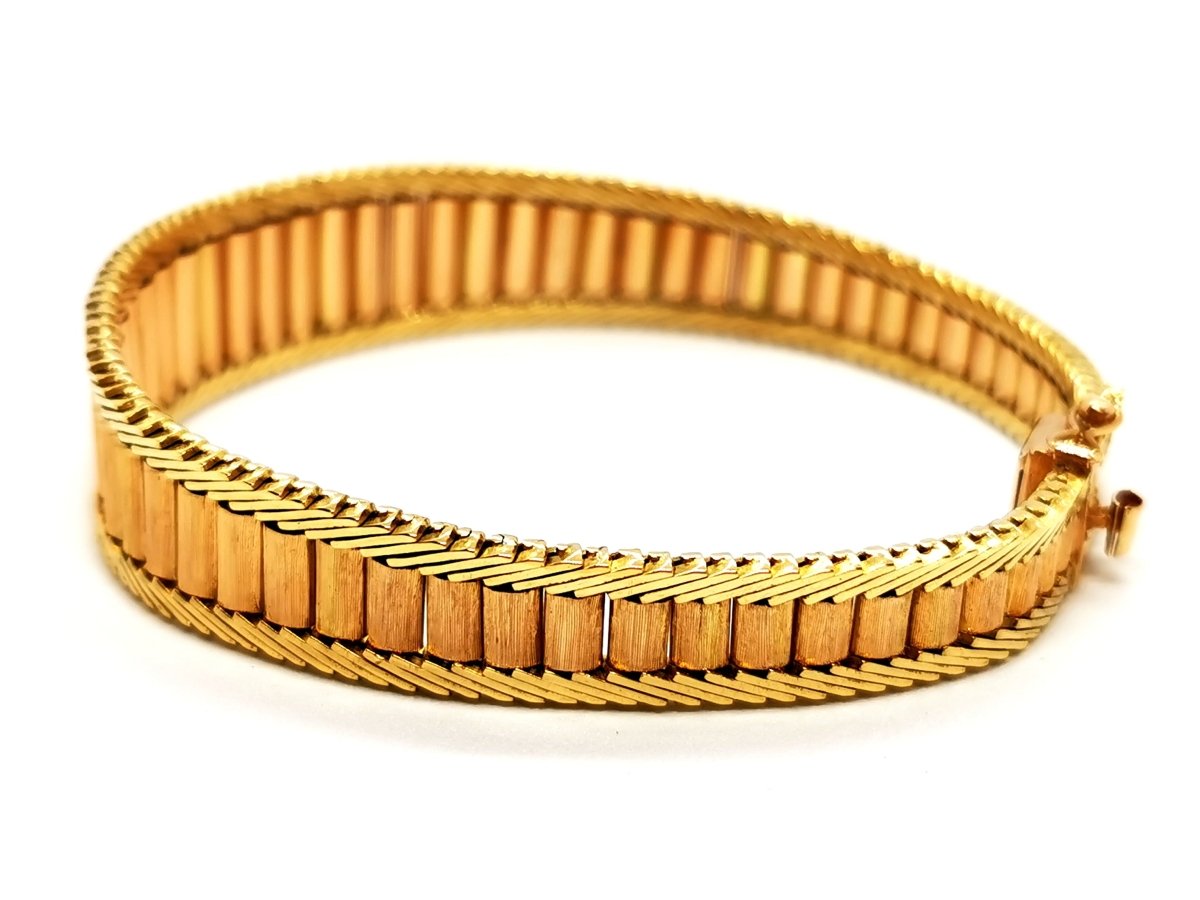 Van Cleef & Arpels, Gold 'Manchette' Cuff-Bracelet