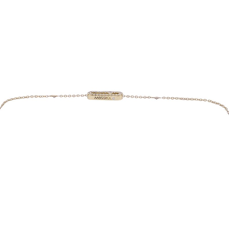 Bracelet Messika, "Move Uno Pavé", or jaune et diamants. - Castafiore