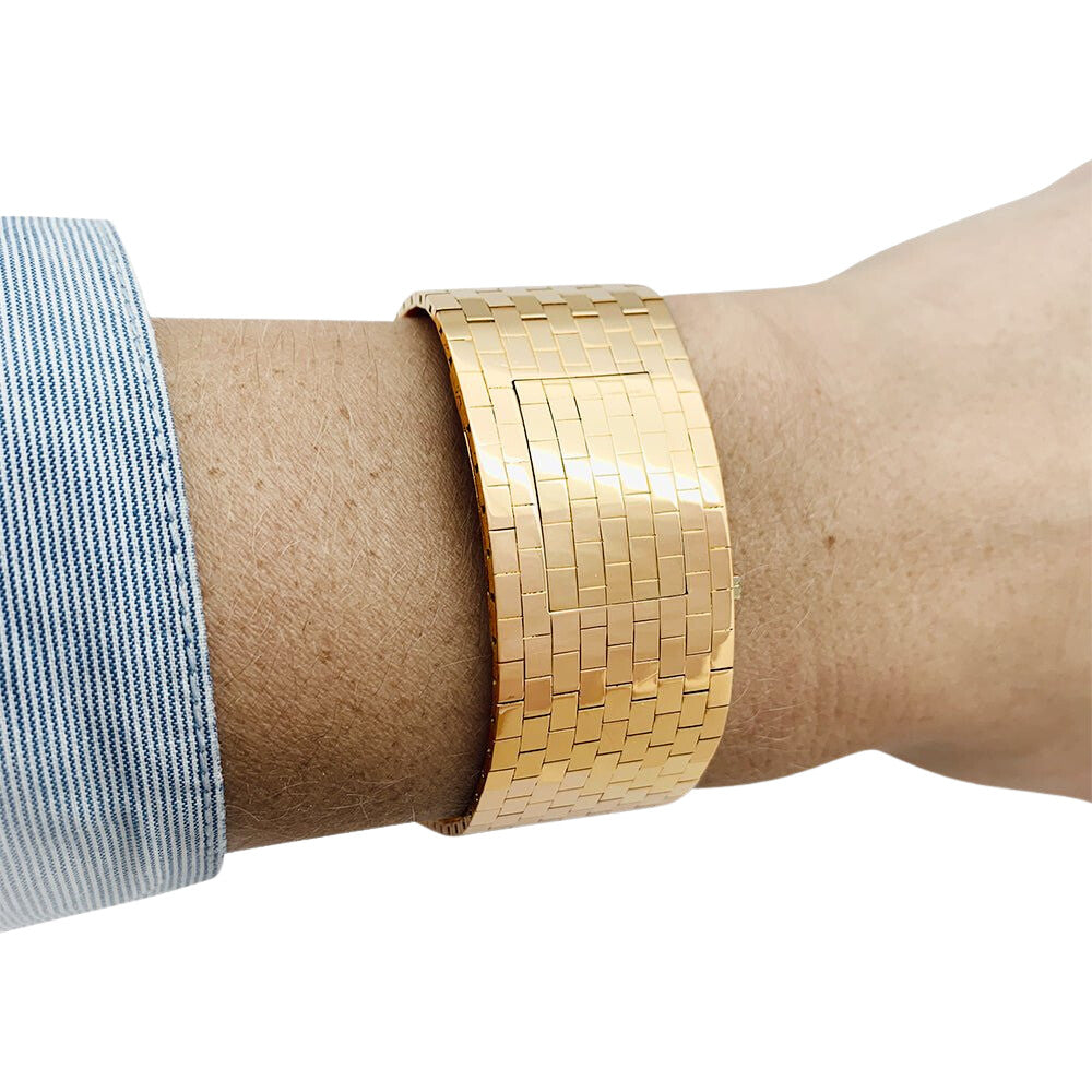 Bracelet Montre IWC en or rose. - Castafiore