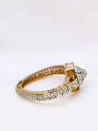 Bracelet Montre vintage en or jaune et diamants, 1950 - Castafiore