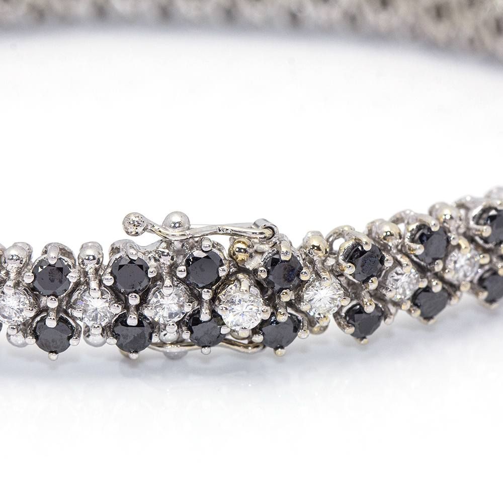 Bracelet NIGHT d'occasion en diamants et or blanc - Castafiore