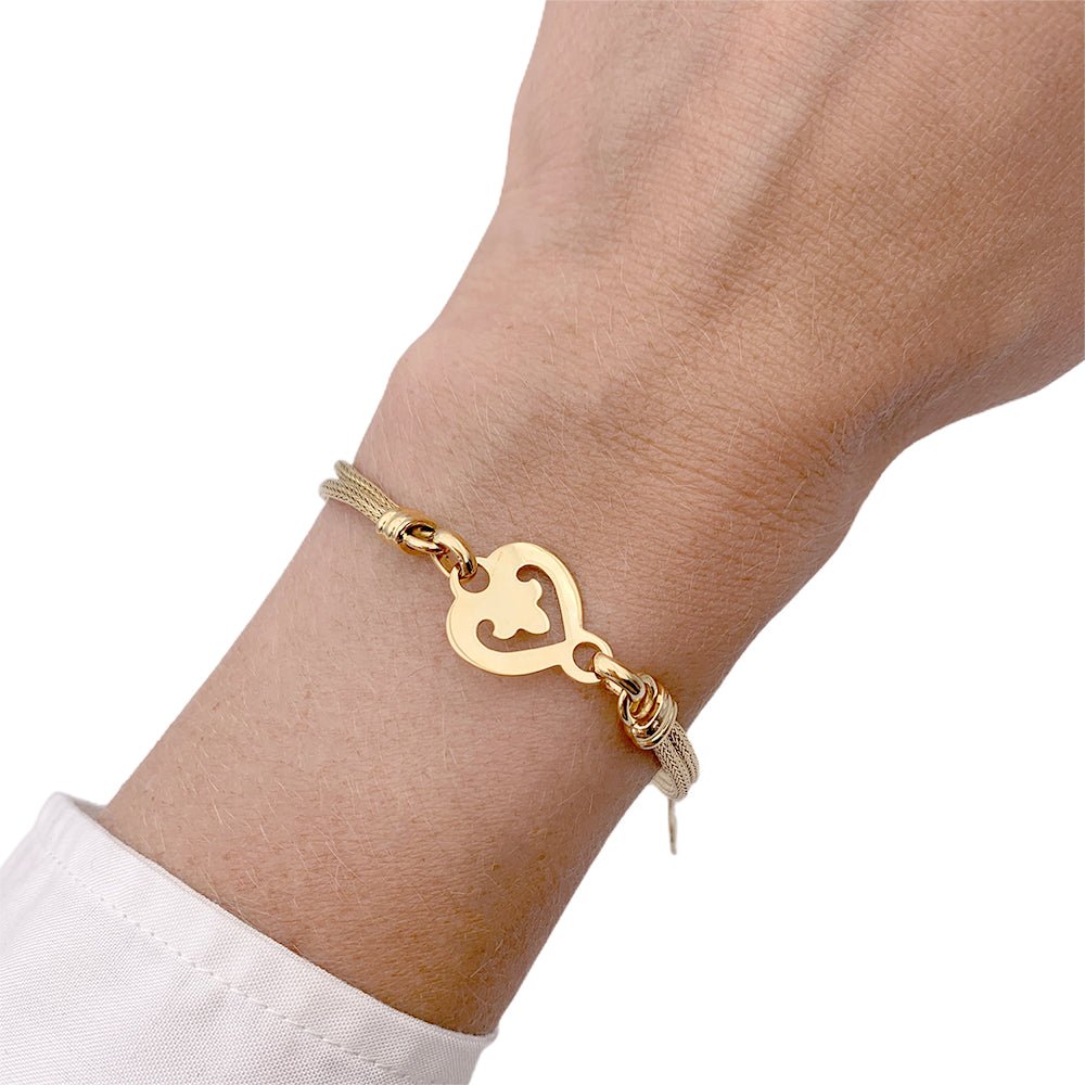 Bracelet O.J. PERRIN "Légende" en or jaune - Castafiore