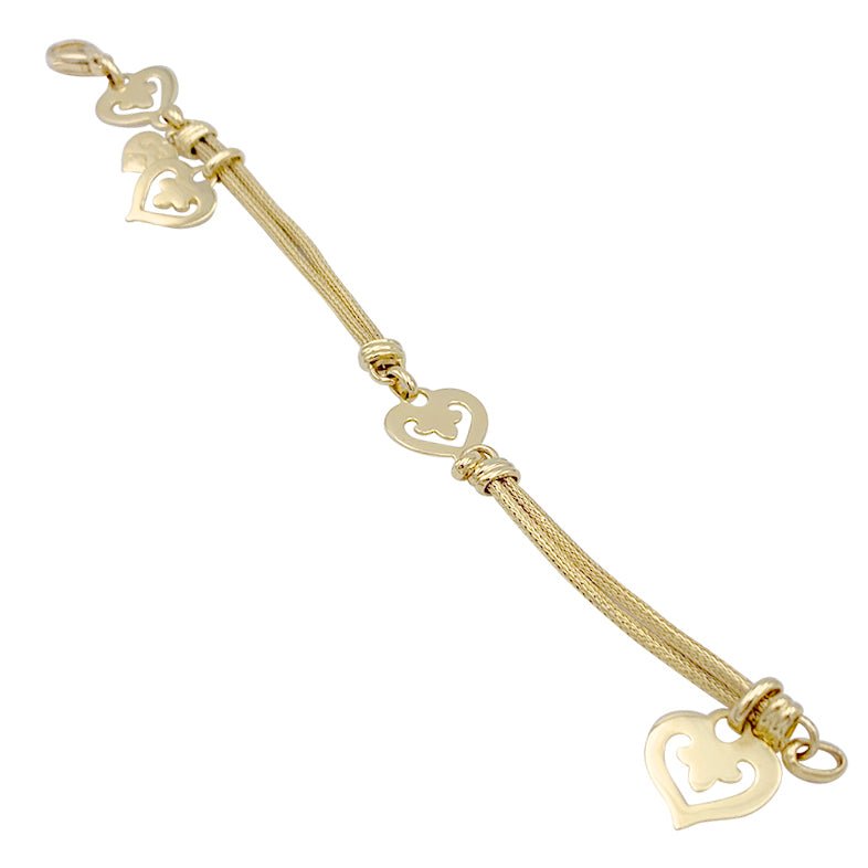 Bracelet O.J. PERRIN "Légende" en or jaune - Castafiore