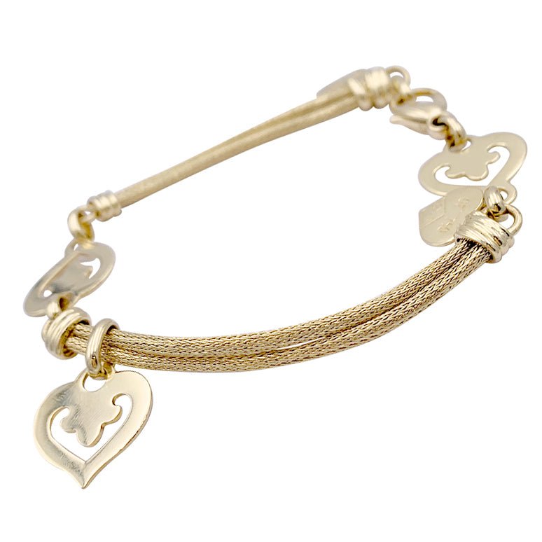 Bracelet O.J. PERRIN "Légende" en or jaune - Castafiore