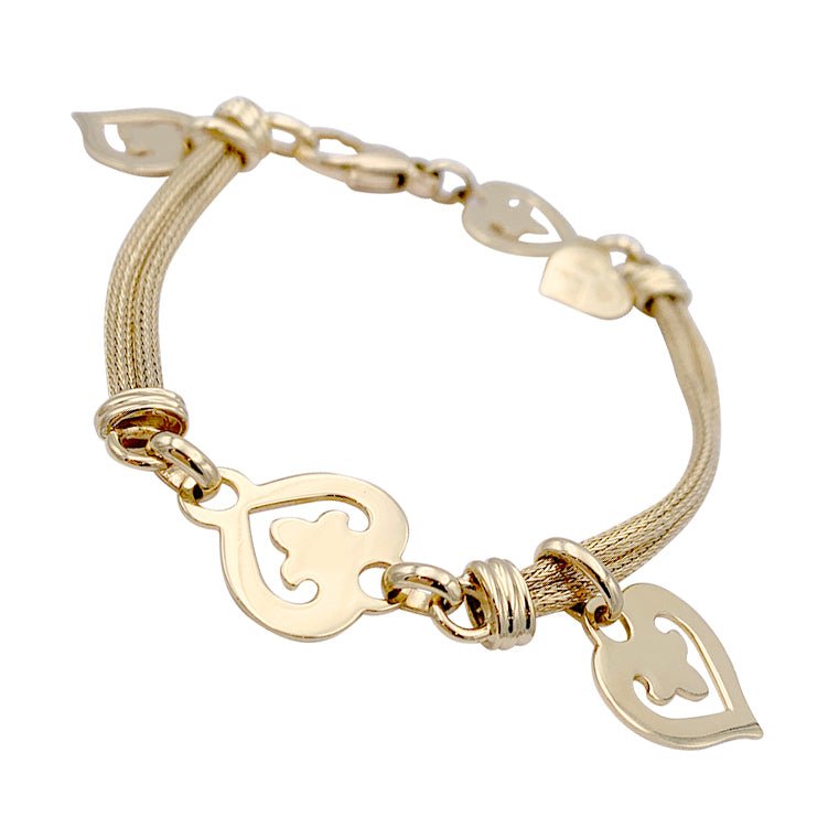 Bracelet O.J. PERRIN "Légende" en or jaune - Castafiore