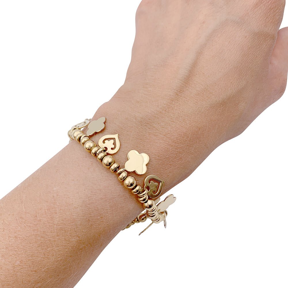 Bracelet O.J. Perrin, "Légendes", en or jaune. - Castafiore