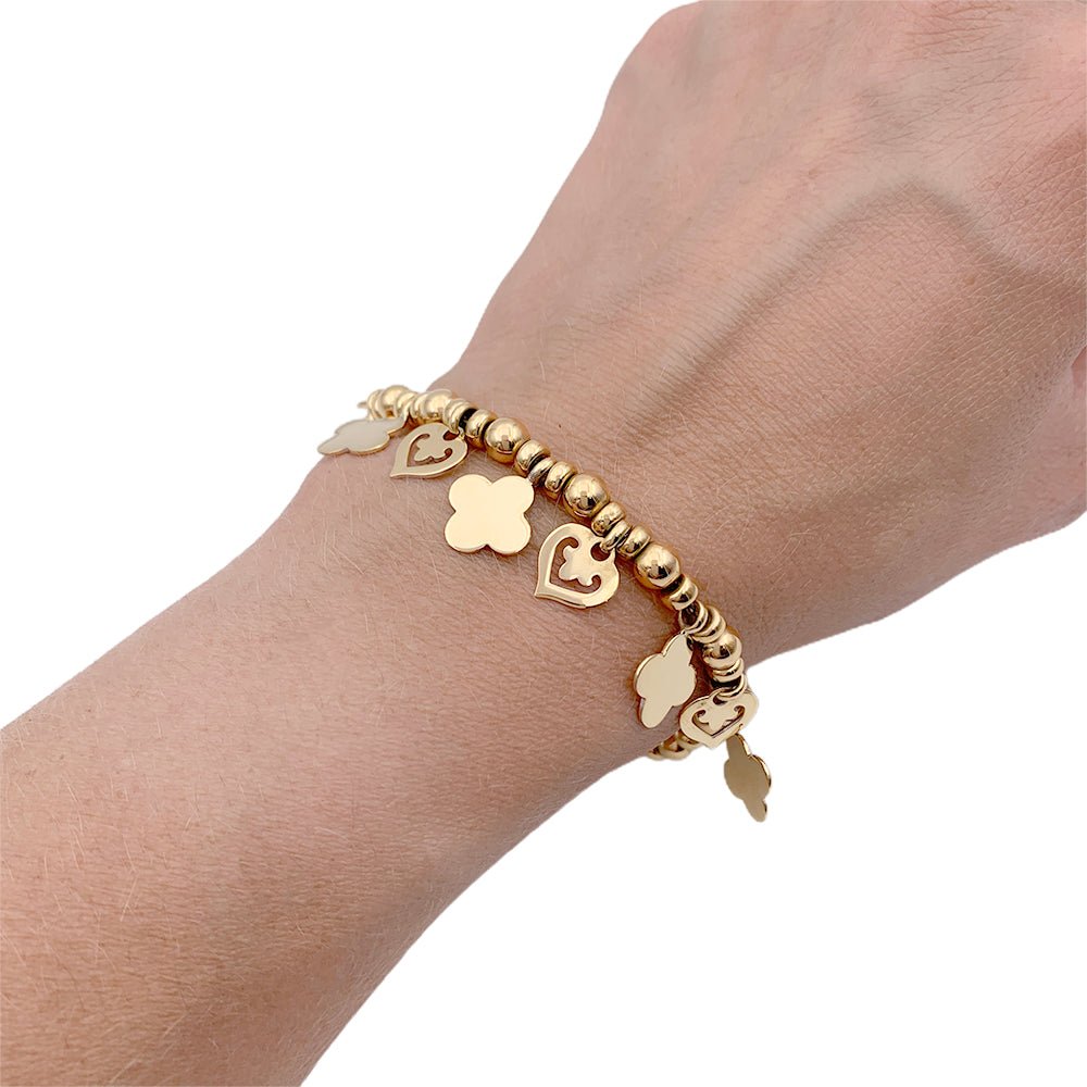 Bracelet O.J. Perrin, "Légendes", en or jaune. - Castafiore