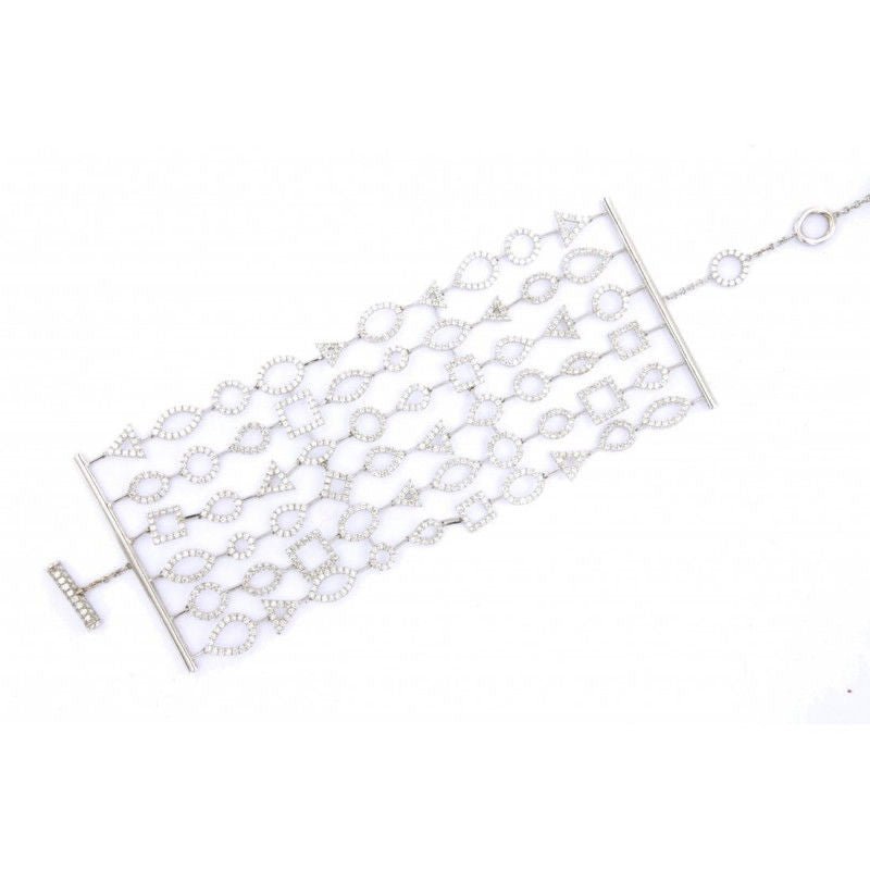 Bracelet or blanc diamants - Castafiore