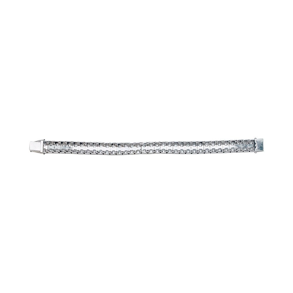 Bracelet or blanc et diamants - Castafiore